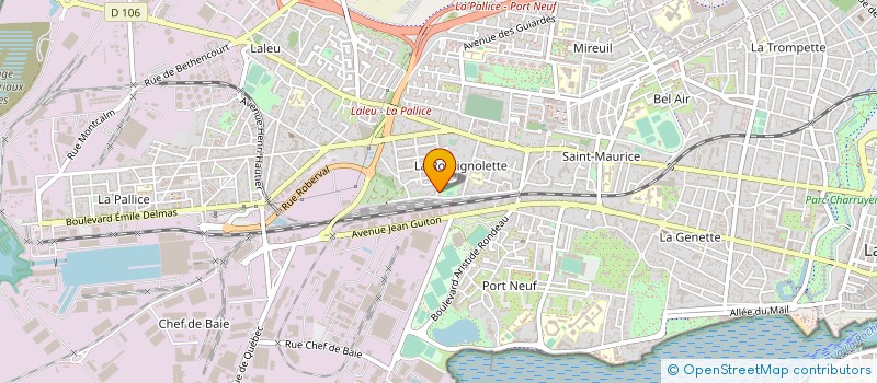 localisation de l'entreprise MONSIEUR ERIC CHARRUYER  LA ROCHELLE