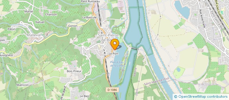 localisation de l'entreprise MONSIEUR ERIC CHARTIOT  SAINT-PIERRE-DE-BUF