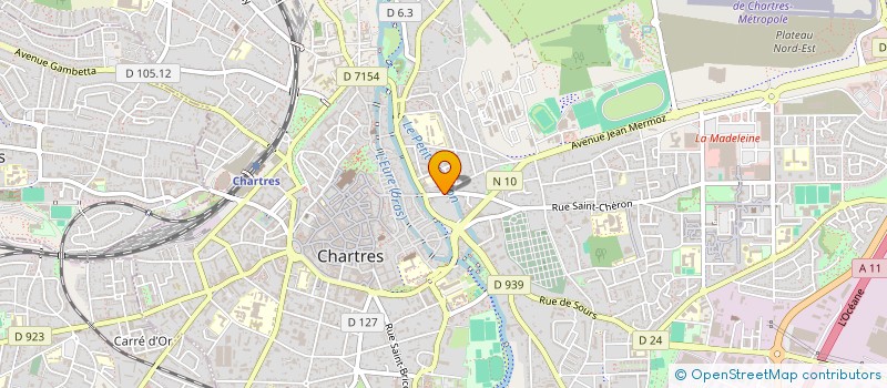 localisation de l'entreprise MONSIEUR ERIC CHARTRAIN à CHARTRES
