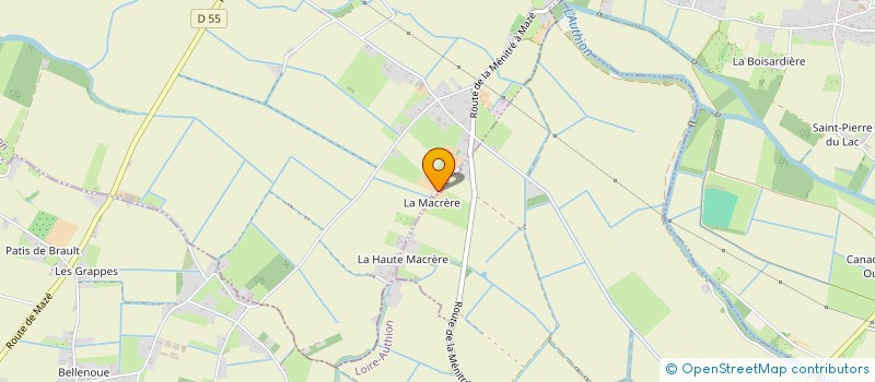 localisation de l'entreprise MONSIEUR ERIC CHASLE  MAZE-MILON