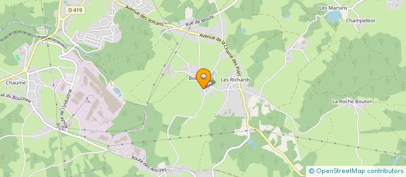 localisation de l'entreprise MONSIEUR ERIC CHASSAGNE  QUEUILLE