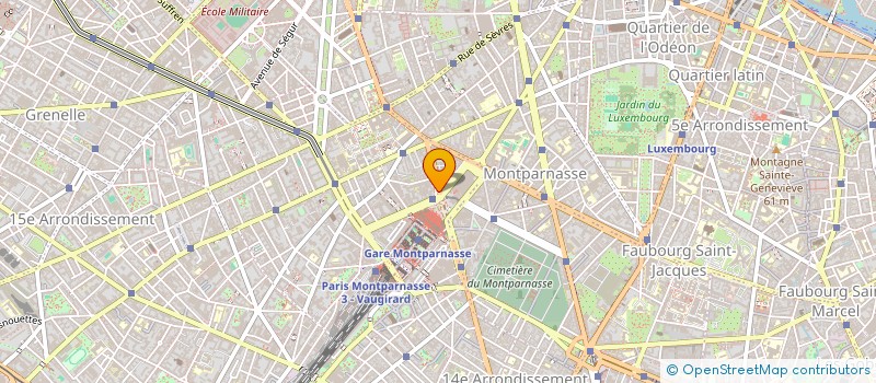 localisation de l'entreprise MONSIEUR ERIC CHASSAGNE  PARIS