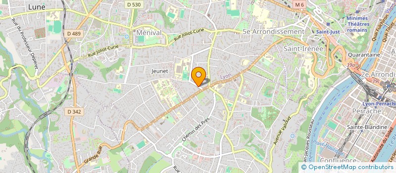 localisation de l'entreprise MONSIEUR ERIC CHATILLON à LYON