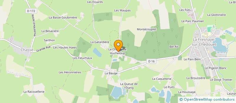 localisation de l'entreprise MONSIEUR ERIC CHAUDRON  VILLENEUVE-EN-PERSEIGNE