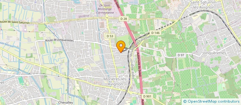 localisation de l'entreprise MONSIEUR ERIC CHAULIAT  MORIERES-LES-AVIGNON