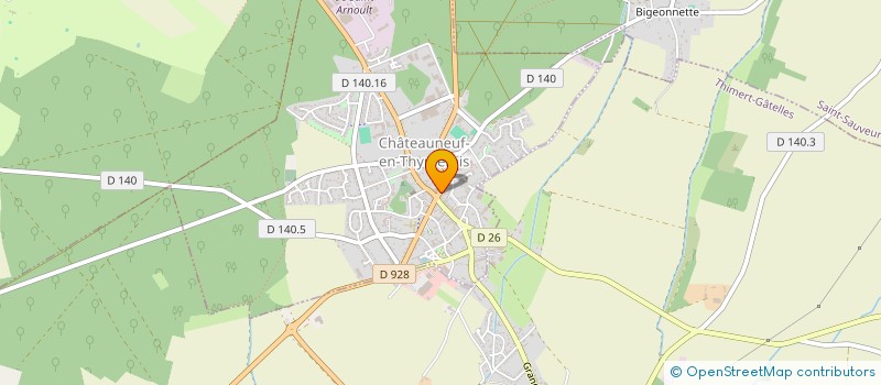 localisation de l'entreprise MONSIEUR ERIC CHAUSSE  CHATEAUNEUF-EN-THYMERAIS