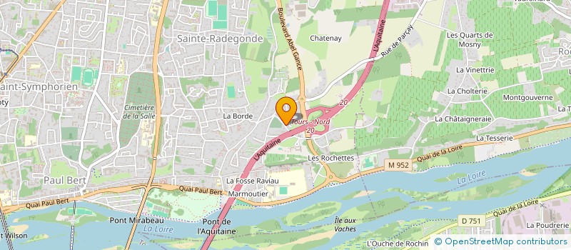 localisation de l'entreprise MONSIEUR ERIC CHAUSSIN  TOURS