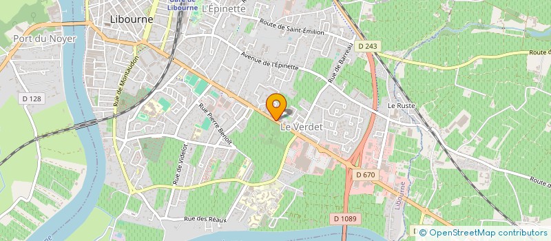 localisation de l'entreprise MONSIEUR ERIC CHAUVEAU à LIBOURNE
