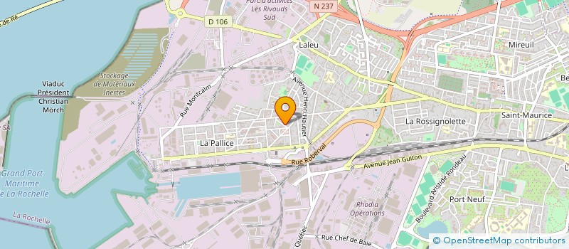 localisation de l'entreprise MONSIEUR ERIC CHAUVEAU  LA ROCHELLE