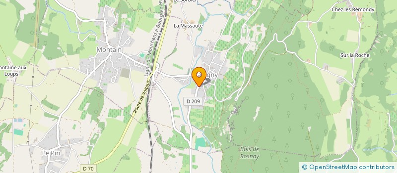 localisation de l'entreprise MONSIEUR ERIC CHAUVIN  LAVIGNY