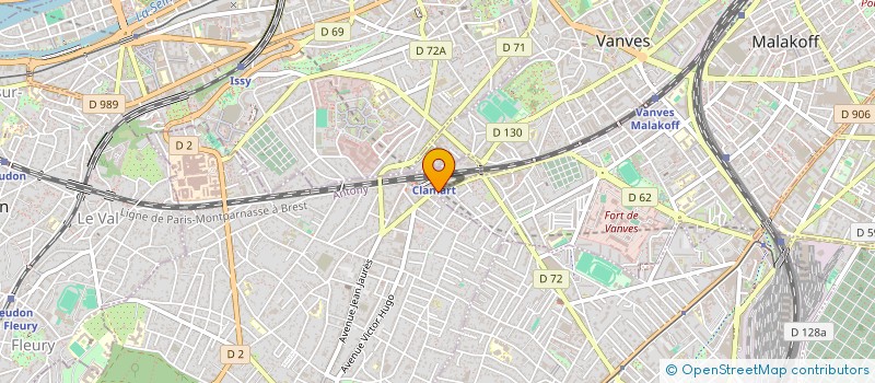 localisation de l'entreprise MONSIEUR ERIC CHAVASSE  MALAKOFF