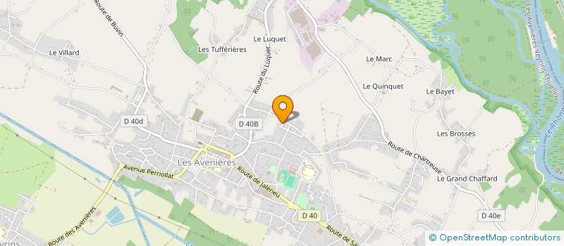 localisation de l'entreprise MONSIEUR ERIC CHAVASSE-FRETAZ  LES AVENIERES VEYRINS-THUELLIN