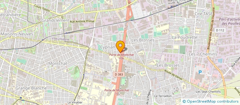 localisation de l'entreprise MONSIEUR ERIC CHAVASSIEUX à VILLEURBANNE