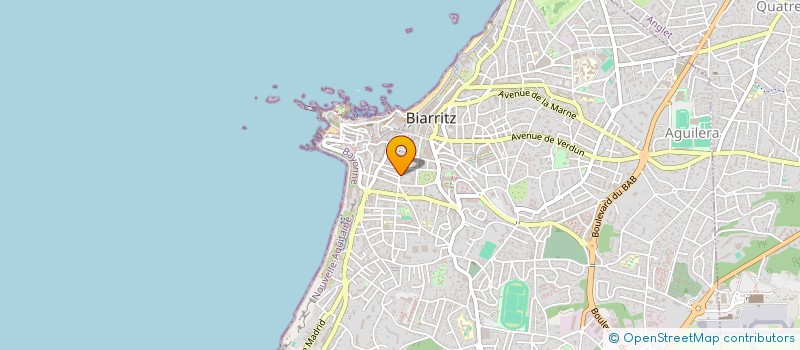 localisation de l'entreprise MONSIEUR ERIC CHAZAUD à BIARRITZ
