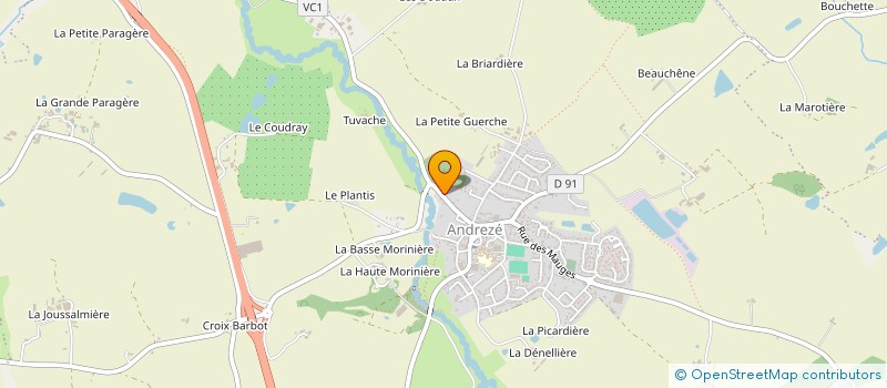 localisation de l'entreprise MONSIEUR ERIC CHENE à BEAUPREAU-EN-MAUGES