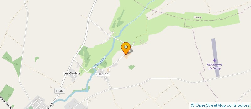 localisation de l'entreprise MONSIEUR ERIC CHERVY  SAINTE-SOLANGE