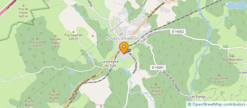 localisation de l'entreprise MONSIEUR ERIC CHEUZEVILLE  ROSIERS D'EGLETONS