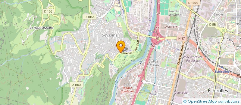 localisation de l'entreprise MONSIEUR ERIC CHEVAL  CHAMPIER