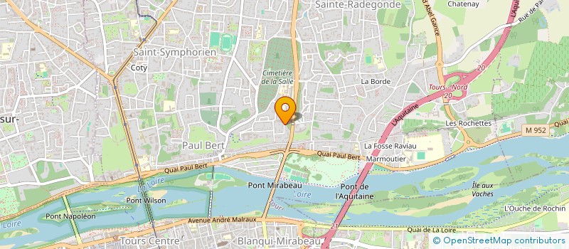 localisation de l'entreprise MONSIEUR ERIC CHEVALIER  TOURS