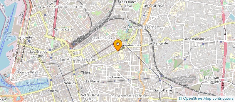 localisation de l'entreprise MONSIEUR ERIC CHEVALIER à MARSEILLE