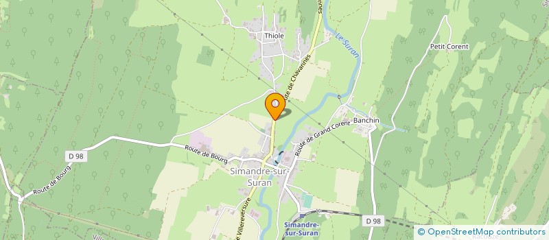 localisation de l'entreprise MONSIEUR ERIC CHEVALLIER  SIMANDRE-SUR-SURAN