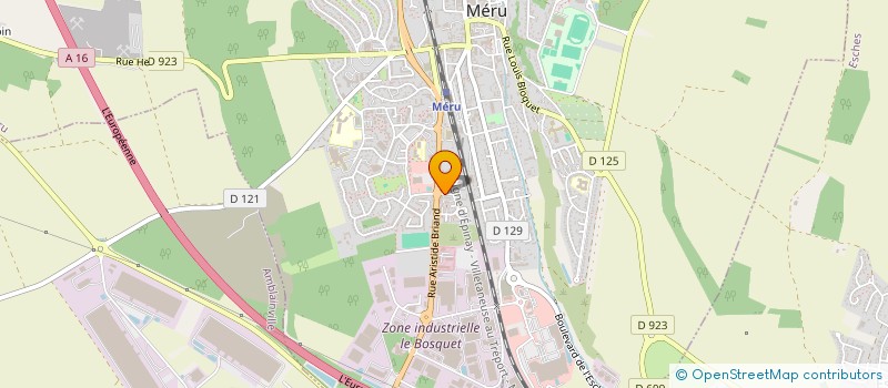 localisation de l'entreprise MONSIEUR ERIC CHEVALLIER  ARRONVILLE