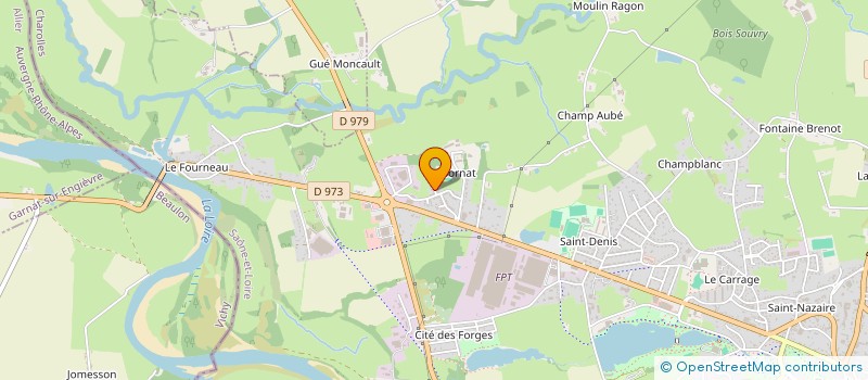 localisation de l'entreprise MONSIEUR ERIC CHEVASSON  BOURBON LANCY