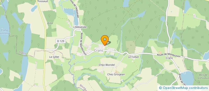localisation de l'entreprise MONSIEUR ERIC CHIRAT  CRANS