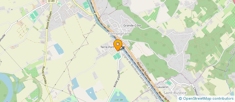 localisation de l'entreprise MONSIEUR ERIC CHIRVECHES  POMPIGNAN