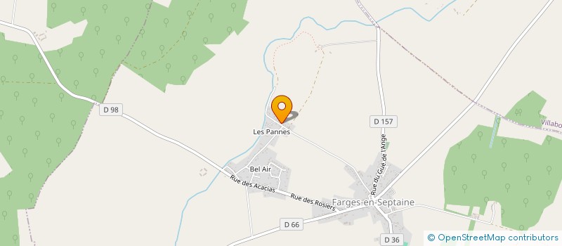 localisation de l'entreprise MONSIEUR ERIC CHLOSTAWA  FARGES-EN-SEPTAINE