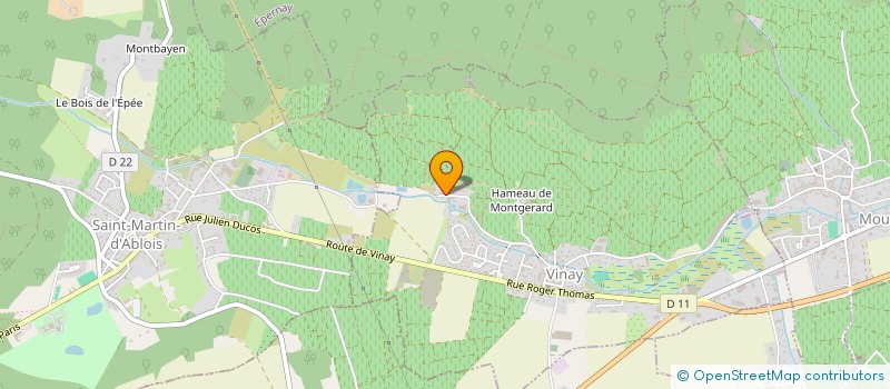 localisation de l'entreprise MONSIEUR ERIC CHMIELARSKI  VINAY