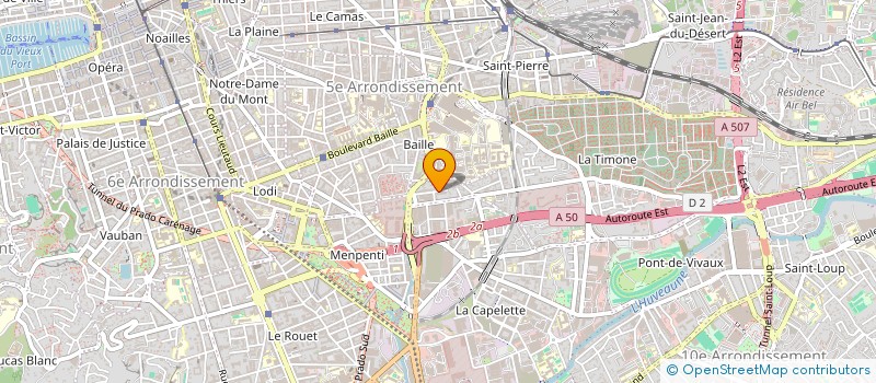 localisation de l'entreprise MONSIEUR ERIC CHOCHOY à MARSEILLE
