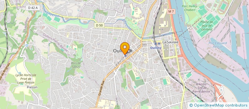 localisation de l'entreprise MONSIEUR ERIC CHOMEL à OULLINS-PIERRE-BENITE