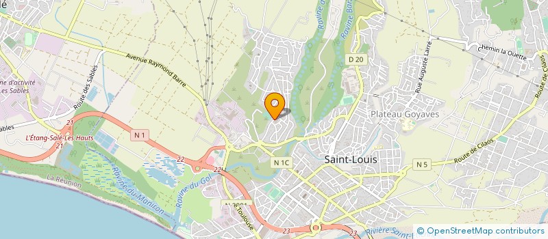 localisation de l'entreprise MONSIEUR ERIC CHOONG SIONG YOON  SAINT-LOUIS