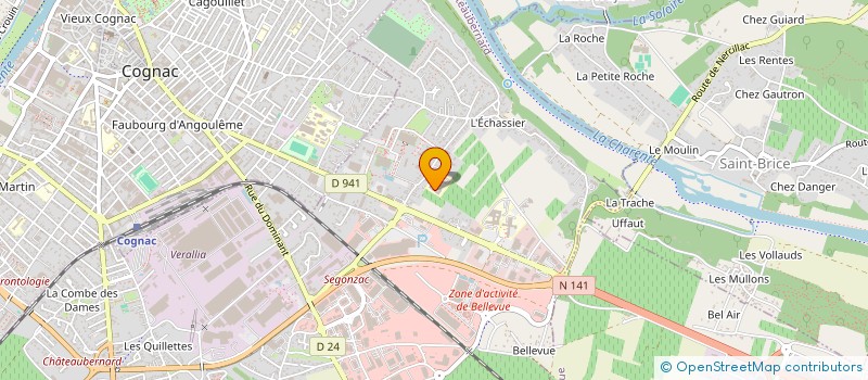 localisation de l'entreprise MONSIEUR ERIC CHOQUET  CHATEAUBERNARD