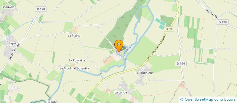 localisation de l'entreprise MONSIEUR ERIC CHOUTEAU  DOUE-EN-ANJOU