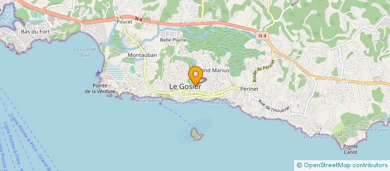 localisation de l'entreprise MONSIEUR ERIC CIANI à LE GOSIER