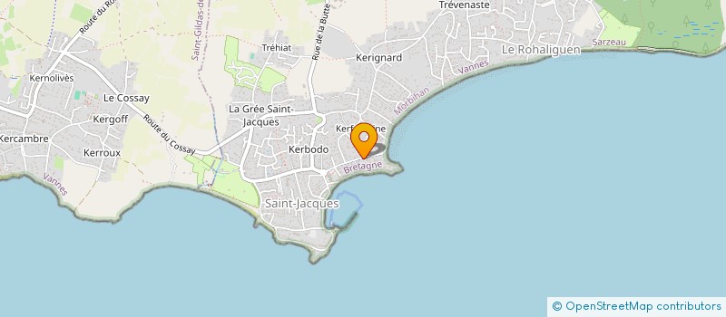 localisation de l'entreprise MONSIEUR ERIC CITERNE  SARZEAU