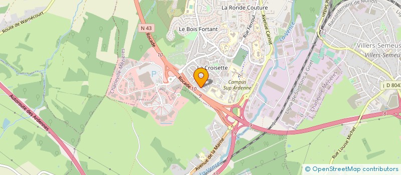 localisation de l'entreprise MONSIEUR ERIC CLARY  CHARLEVILLE-MEZIERES