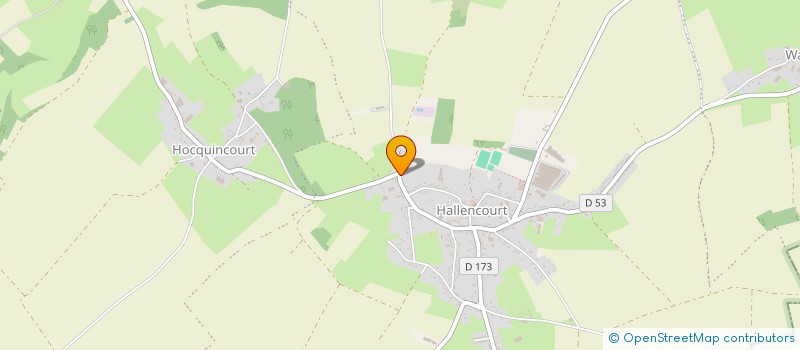localisation de l'entreprise MONSIEUR ERIC CLAUDE JOSE CHEVALLIER  HALLENCOURT