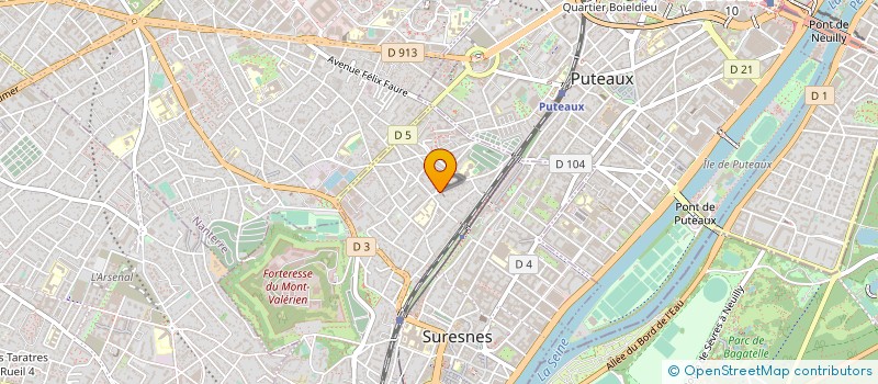 localisation de l'entreprise MONSIEUR ERIC CLAUDE PROTEAU à SURESNES