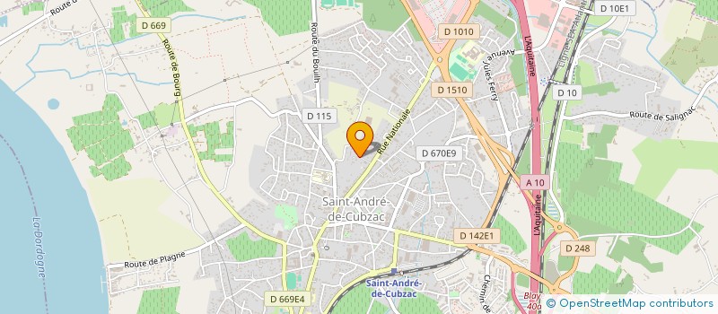 localisation de l'entreprise MONSIEUR ERIC CLAUZURE à SAINT-ANDRE-DE-CUBZAC