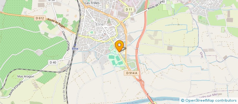 localisation de l'entreprise MONSIEUR ERIC CLAVELAUD  ELNE