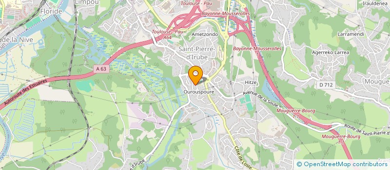 localisation de l'entreprise MONSIEUR ERIC CLAVERES à SAINT-PIERRE-D IRUBE