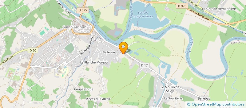 localisation de l'entreprise MONSIEUR ERIC CLEMENT  SEIGY