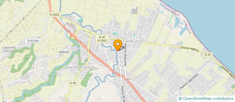 localisation de l'entreprise MONSIEUR ERIC CLENCY NAGAPATI TEVANE  SAINT-ANDRE