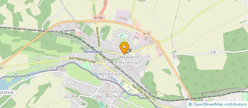 localisation de l'entreprise MONSIEUR ERIC CLOAREC  LA MADELEINE-DE-NONANCOURT