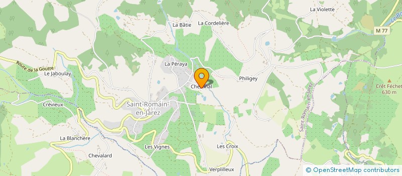 localisation de l'entreprise MONSIEUR ERIC CLOCQ  SAINT-ROMAIN-EN-JAREZ