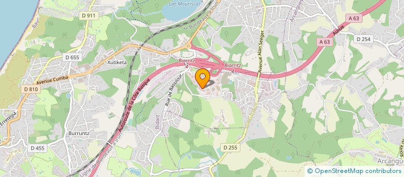 localisation de l'entreprise MONSIEUR ERIC CLUZEL à BIDART