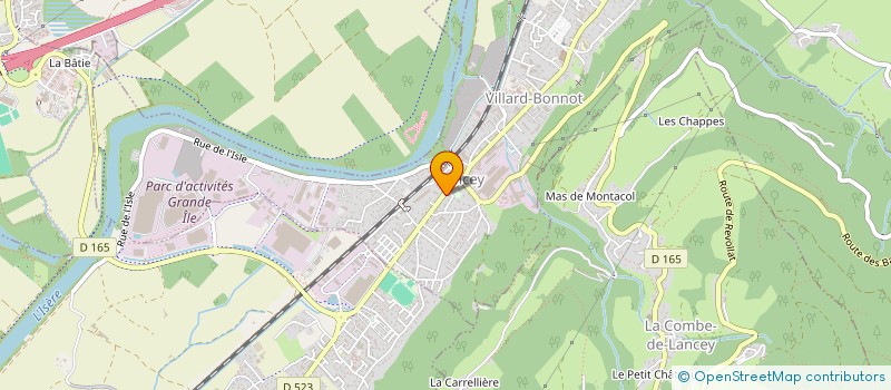 localisation de l'entreprise MONSIEUR ERIC COHEN  VILLARD-BONNOT